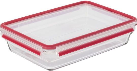 Emsa Glass Lunch Box Red 3000ml