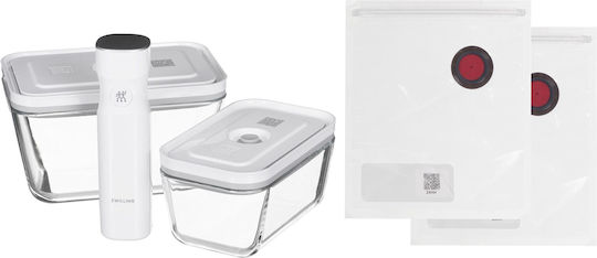 Zwilling J.A. Henckels Fresh & Save Set Glass Lunch Boxes Transparent 28.3cm 2 Pieces