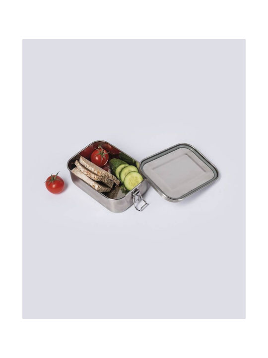 Mil-Tec Plus Δοχείο Φαγητού Inox Ασημί 1.2lt