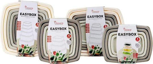 Viosarp Viosarp Set Mittagsboxen Kunststoff Transparente 6 Stück