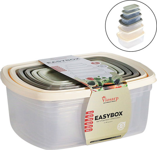 Viosarp Viosarp Set Mittagsboxen Kunststoff Transparente 6 Stück