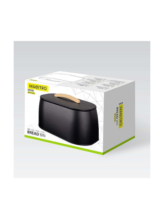 Maestro Inox Food Container Black 33.5x33.5cm