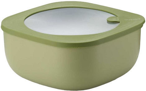 Guzzini Cutie pentru Mâncare Plastic Verde Potrivit pentru Cuptor cu Microunde 1900ml 1buc