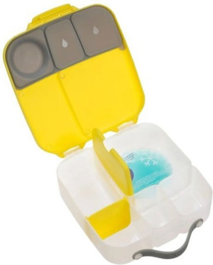 B.Box Δοχείο Φαγητού Πλαστικό Lemon Sherbet με Χωρίσματα 2lt