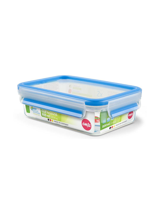 Emsa Clip Lunchbox Kunststoff Transparent 800ml 1Stück