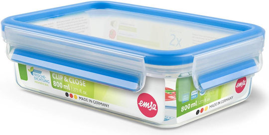 Emsa Clip Διάφανο 800ml Emsa Clip Διάφανο 800ml