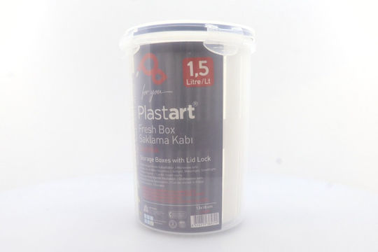 Irak Plast Кутия за обяд Пластмаса Прозрачен 1500мл 1бр