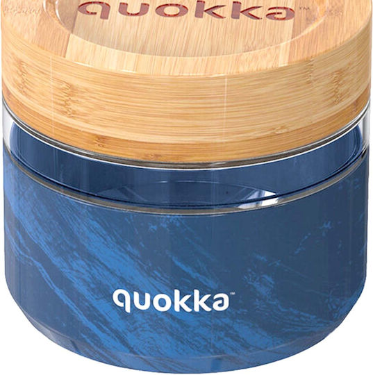 Quokka Δοχείο Φαγητού Γυάλινο Μπλε 500ml