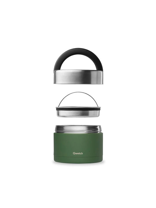 Qwetch Inox Thermo Lunch Box Green 850ml