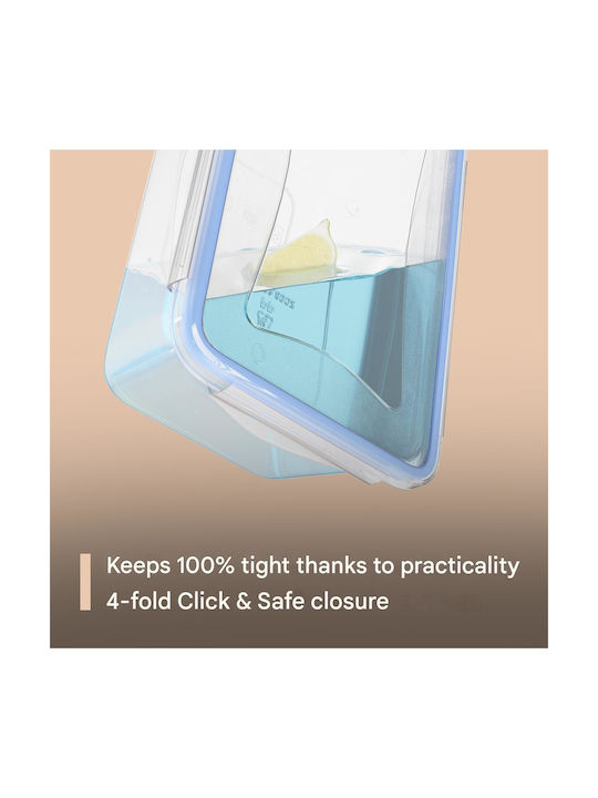 CLASSBACH Plastic Lunch Box C-FHD 4006 K Transparent 3pcs