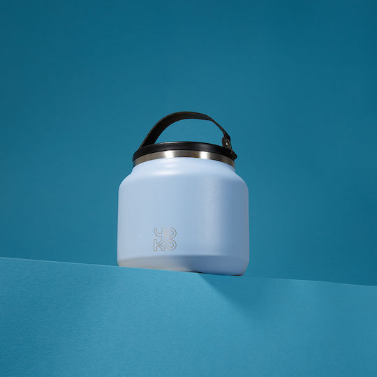 Yoko Design Play Δοχείο Φαγητού Inox Θερμός Μπλε 700ml