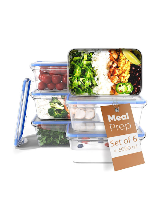 CLASSBACH Plastic Lunch Box C-FHD 4006 K Transparent 3pcs