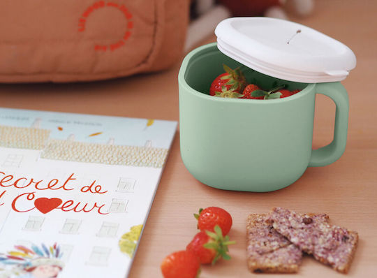 Beaba Beaba Silikon Mittagbox Grün 460ml