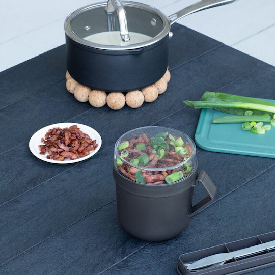 Brabantia Plastic Lunch Box Gray 600ml