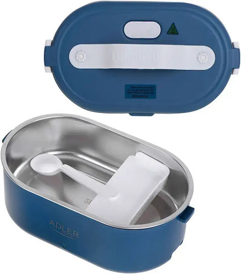 Adler Electric Food Container Plastic Blue with Compartments 800ml