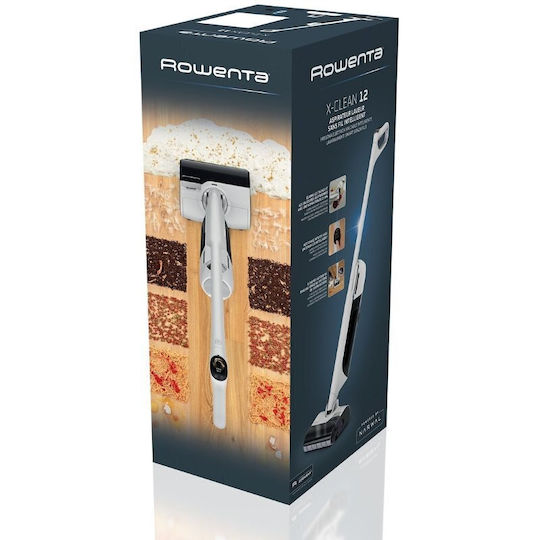 Rowenta X-Clean 12 Rechargeable 2 In 1 Stick & Handheld Vacuum 21.6V White
