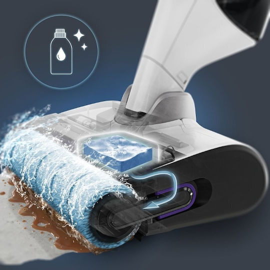 Rowenta X-Clean 12 Rechargeable 2 In 1 Stick & Handheld Vacuum 21.6V White