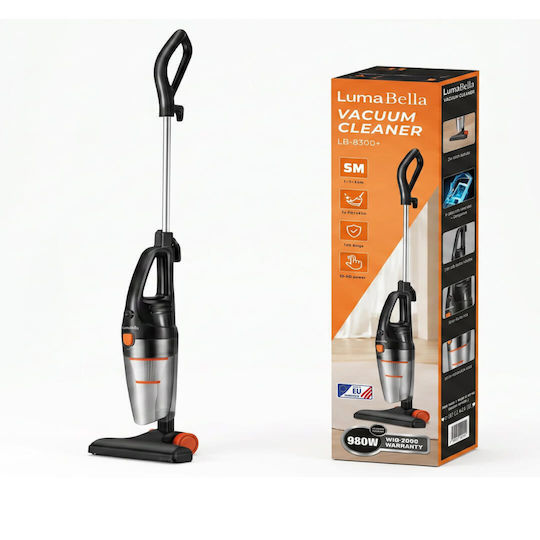 LumaBella Ηλεκτρική Σκούπα 2 σε 1 Stick & Χειρός 900W