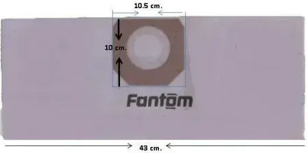 Σακούλες Σκούπας 5τμχ Συμβατή με Σκούπα Fantom
