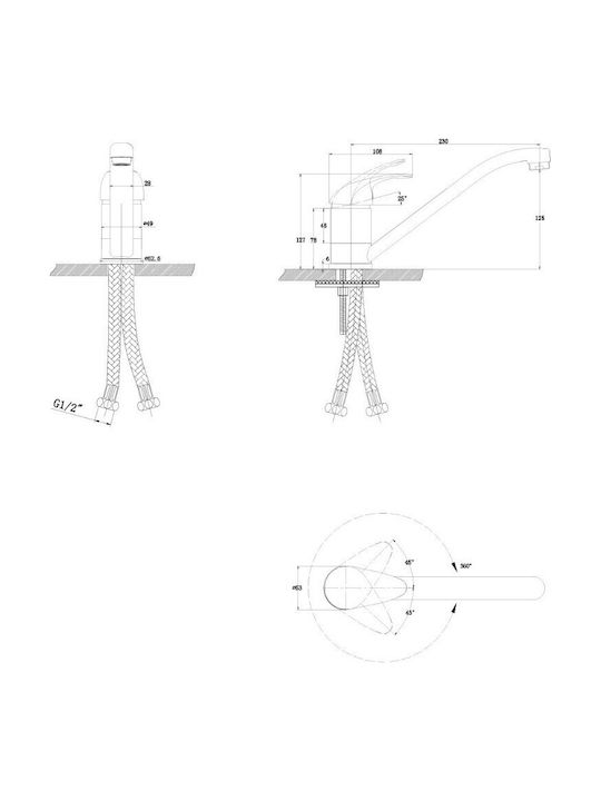 Eko Küchenarmatur Zähler Gray Eko Küchenarmatur Zähler Gray