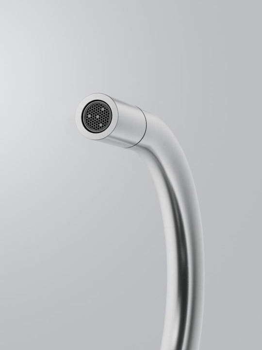 Franke Glenda Kitchen Faucet Counter with Pull-Out Spray Silver