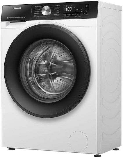 Hisense Πλυντήριο Ρούχων 9kg 1400 Στροφών WF3S9045BW3