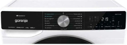 Gorenje Πλυντήριο Ρούχων 8kg 1400 Στροφών WNS84A2TWIFI