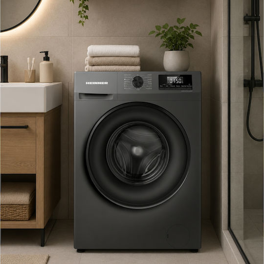 Heinner Waschmaschine 7kg 1400 Umdrehungen Gray HWM-H7014IVSMTC+++