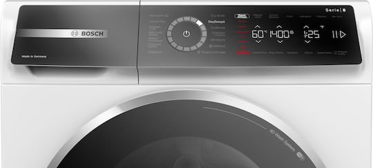 Bosch Πλυντήριο Ρούχων 9kg με Τεχνολογία Ατμού 1400 Στροφών Iron Assist WGB24459GR