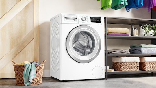 Bosch Πλυντήριο Ρούχων 8kg με Τεχνολογία Ατμού 1400 Στροφών Active Water Plus WAN28285GR
