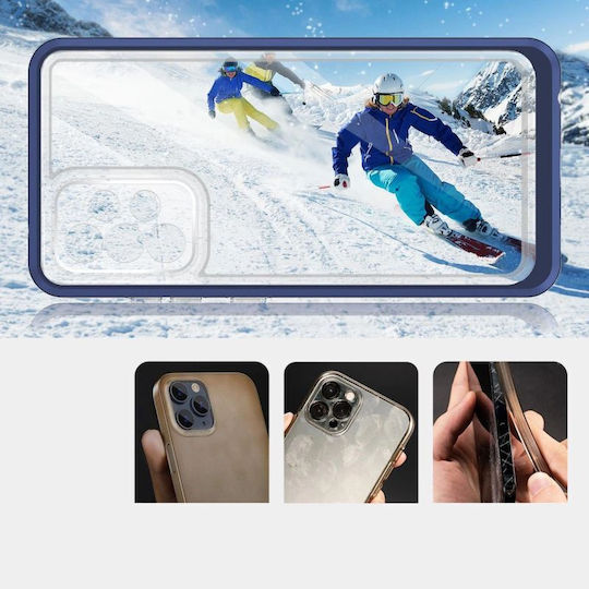 Hurtel 3in1 Back Cover Πλαστικό / Σιλικόνης 1.1mm Μπλε (Galaxy A73)
