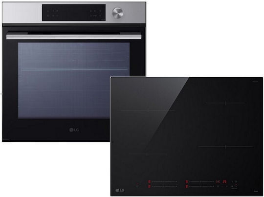 LG Cuptor Deasupra Blatului 76lt cu Plite cu Inducție L59.2cm.