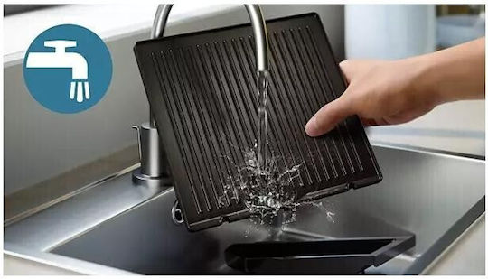 Philips Sandwich Maker Grill with Removable Plates 2200W Black