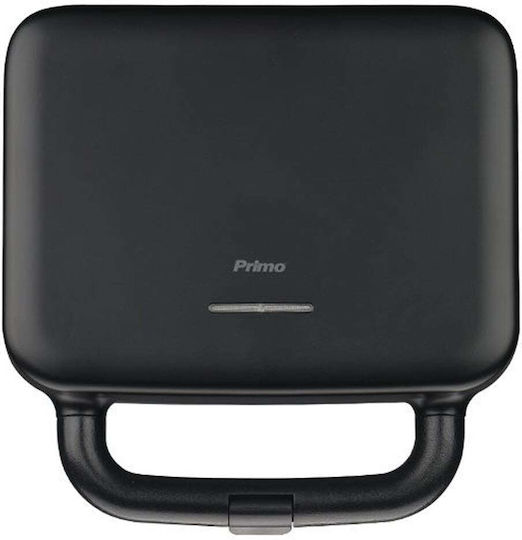 Primo PRSM-40558 Sandwich Maker with Non-Stick Removable Plates for 2 Sandwiches 850W Black
