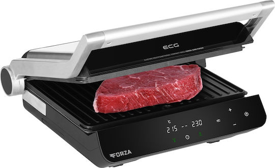 ECG Forza 5200 Сандвич тостер грил с подвижни плочи 2000W Inox