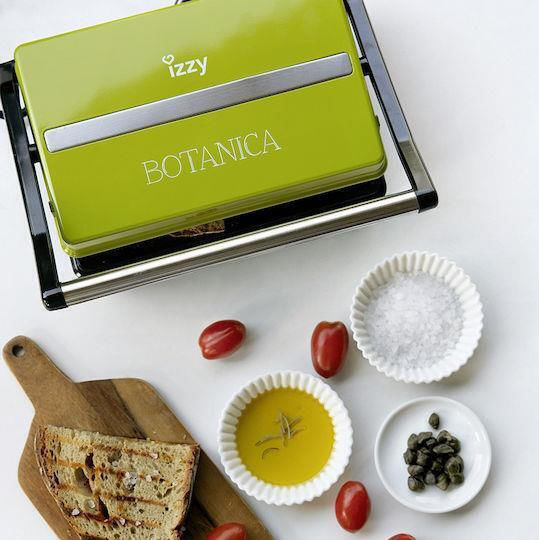 Izzy Panini Botanica IZ-2005 Τοστιέρα για 2 Τοστ 800W Πράσινη