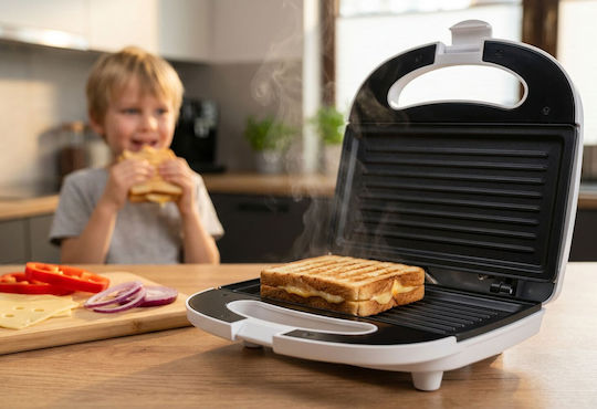 Esperanza Τοστιέρα για 2 Τοστ 700W Λευκή