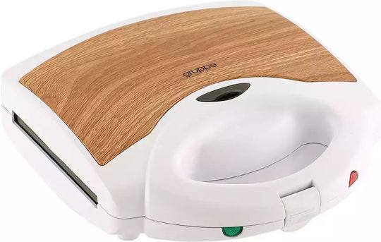 Gruppe Txs886c Sandwich Maker with Removable Plates for 2 Sandwiches 750W White