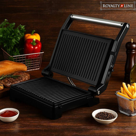 Royalty Line RL-PM1000.869.1 Τοστιέρα Γκριλιέρα 1000W Κόκκινη