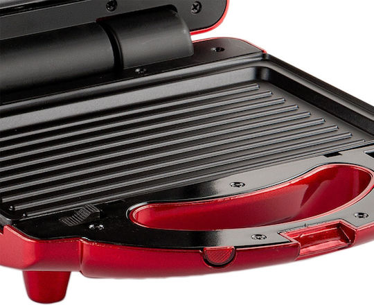 Gruppe TXS 886 C Sandwich Maker with Removable Plates for for 2 Sandwiches Sandwiches 750W Red