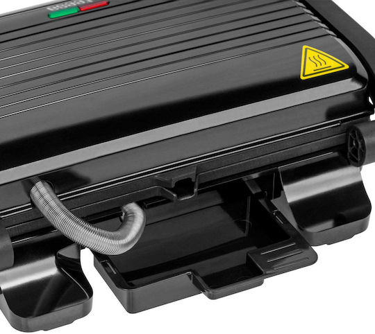 Teesa Τοστιέρα για 2 Τοστ 1000W Γκρι