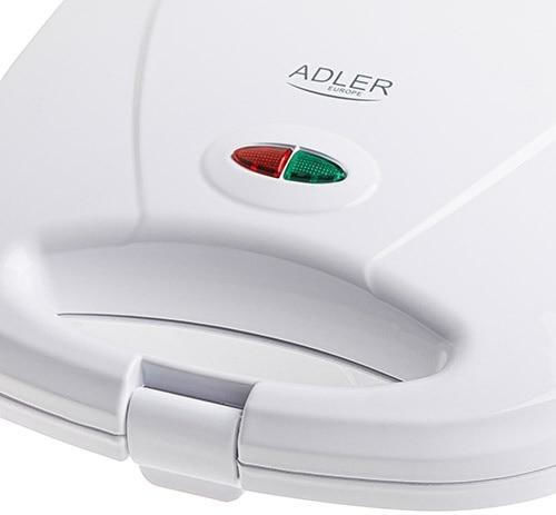 Adler Τοστιέρα Γκριλιέρα 1200W Λευκή