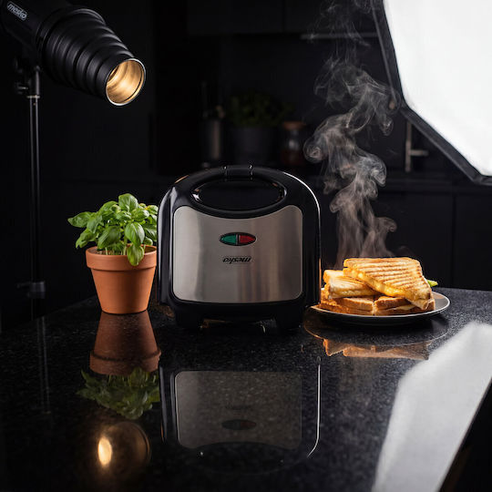 Mesko Sandwichmaker für 2 Sandwiches 850W Schwarz