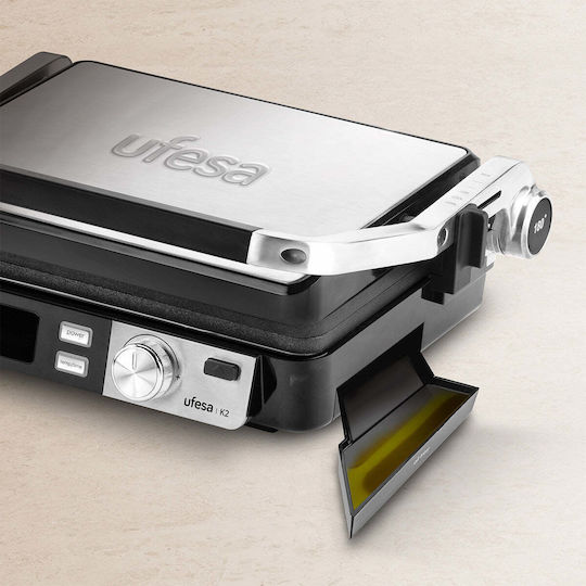 Ufesa Sandwich Maker for 2 Sandwiches 2000W Inox