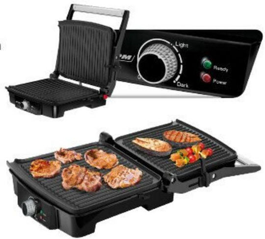 MPM Τοστιέρα Γκριλιέρα 2000W Inox