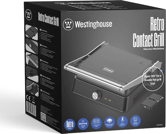 Westinghouse Sandwich Maker Grill 2200W Neagră