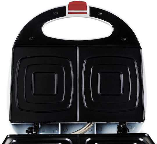 ETA Kvadro 4153 90000 Sandwich Maker pentru for 2 Sandwiches Sandvișuri 700W Albă