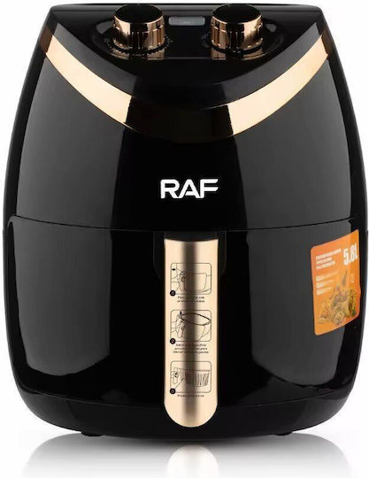Raf R5232b Air Fryer 5.8lt Black