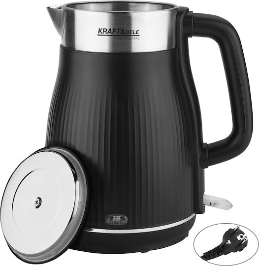 Kraft & Dele Fierbător 1.8lt 2400W Negru