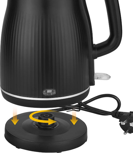 Kraft & Dele Fierbător 1.8lt 2400W Negru